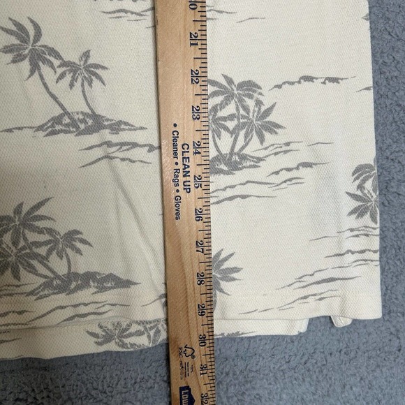 Catalina Island Wear Shirt Mens Medium Cream Palm Tree Polo‎ Beach Cruise - Picture 3 of 12
